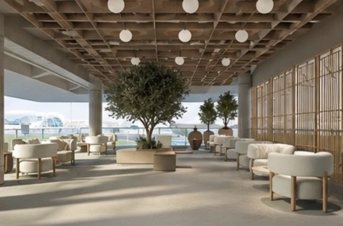 A heritage-inspired lounge, alternate design view 3