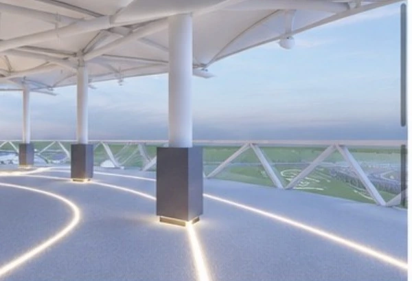 A panoramic lounge, alternate design view 3