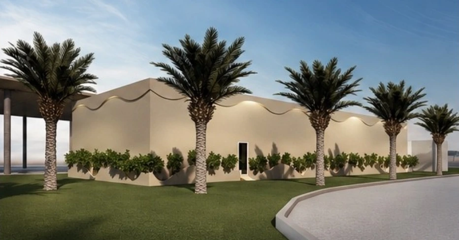A race weekend pavilion, alternate design view 2